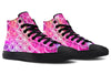 Flower Life Pink Sherbert High Top Shoes