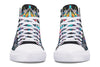 Space Symmetry High Top Shoes