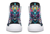 Space Symmetry High Top Shoes