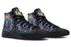 Space Symmetry High Top Shoes