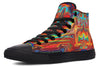 Swirling Vision High Top Shoes