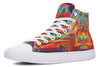 Swirling Vision High Top Shoes