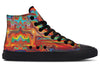 Swirling Vision High Top Shoes