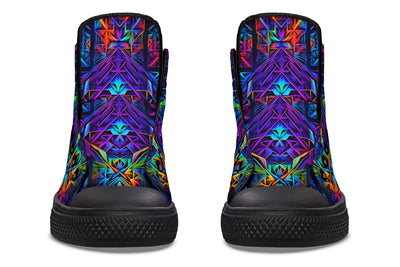 Symmetry Patches High Top Shoes