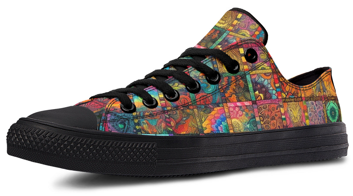 Blotter Quilt Low Top Shoes