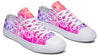 Flower Life Pink Sherbert Low Top Shoes