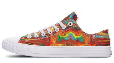 Swirling Vision Low Top Shoes