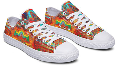 Swirling Vision Low Top Shoes