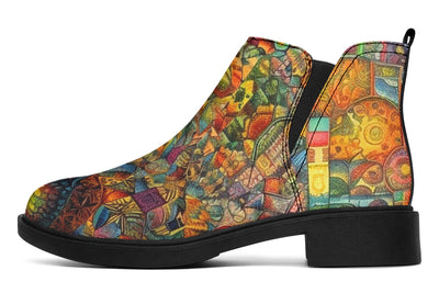 Blotter Patch Art Neat Vibe Boots