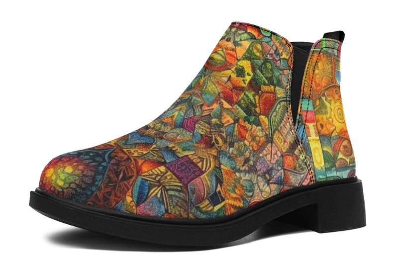 Blotter Patch Art Neat Vibe Boots