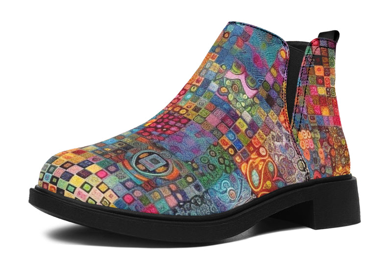 Blotter Patch Fuzz Neat Vibe Boots