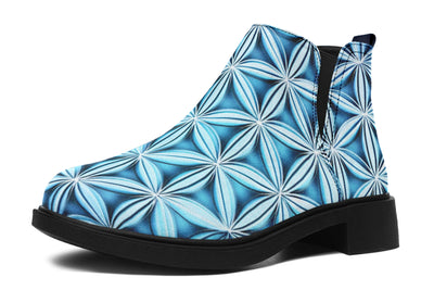 Flower Life Igloo Blue Neat Vibe Boots