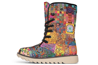 Blotter Patch Fuzz Moon Boots