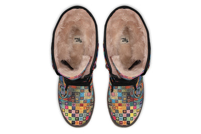 Blotter Patch Fuzz Moon Boots