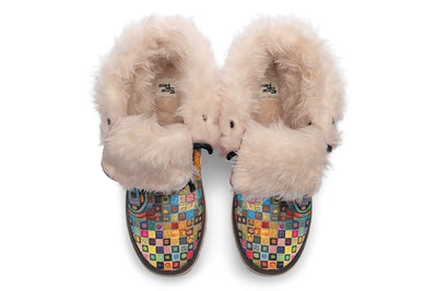 Blotter Patch Fuzz Moon Boots