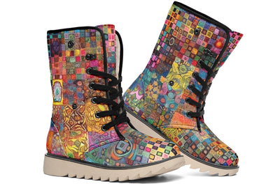 Blotter Patch Fuzz Moon Boots