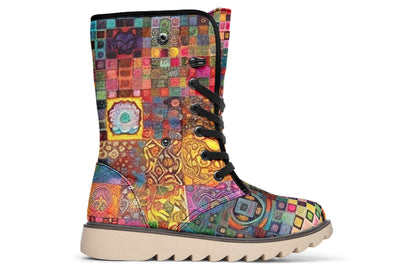 Blotter Patch Fuzz Moon Boots