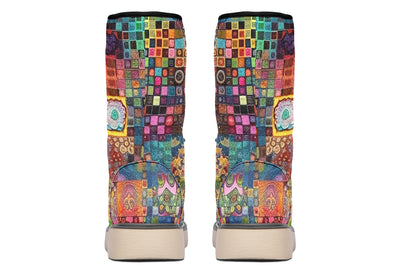 Blotter Patch Fuzz Moon Boots