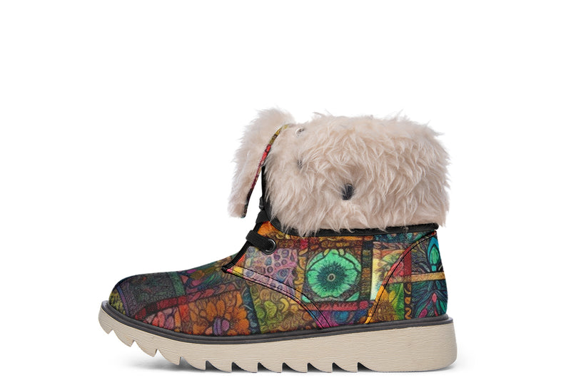 Blotter Quilt Moon Boots