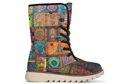 Blotter Quilt Moon Boots