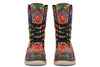 Blottered Grid Moon Boots