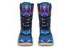 Cyan Convergence Moon Boots