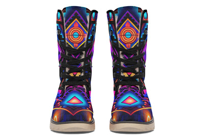 Cyber Grids Moon Boots