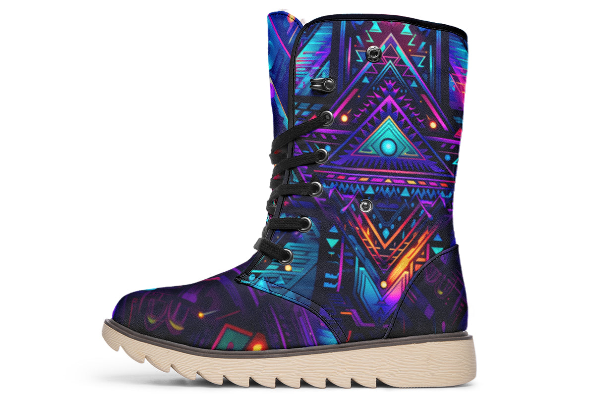 Cyber Night Moon Boots