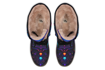 Cyber Night Moon Boots