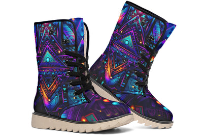 Cyber Night Moon Boots