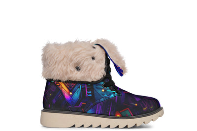 Cyber Night Moon Boots