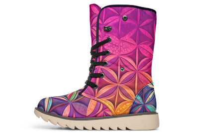 Flower Life Magenta Moon Boots