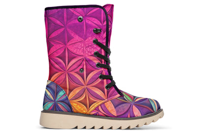 Flower Life Magenta Moon Boots