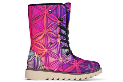 Flower Life Purp Moon Boots