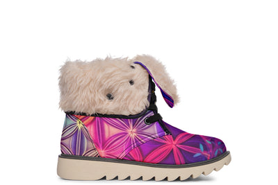 Flower Life Purp Moon Boots