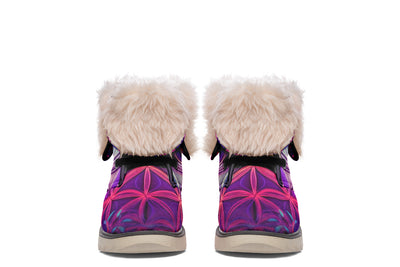 Flower Life Purp Moon Boots