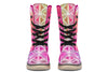 Flower Life Pink Sherbert Moon Boots