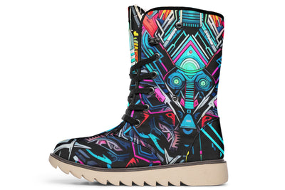 Space Symmetry Moon Boots