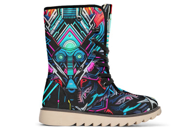 Space Symmetry Moon Boots