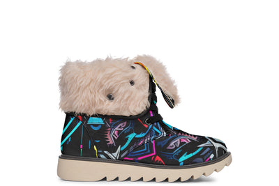 Space Symmetry Moon Boots