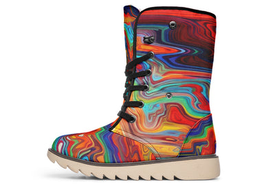 Swirling Vision Moon Boots