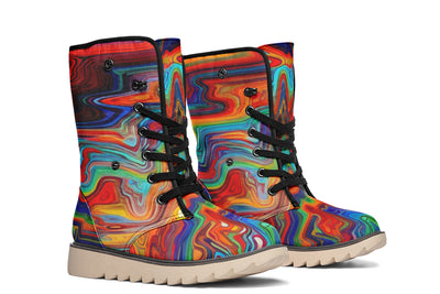 Swirling Vision Moon Boots