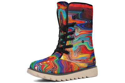 Swirling Vision Moon Boots