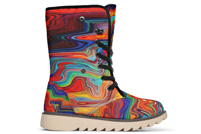 Swirling Vision Moon Boots