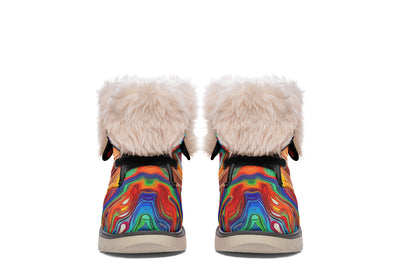 Swirling Vision Moon Boots