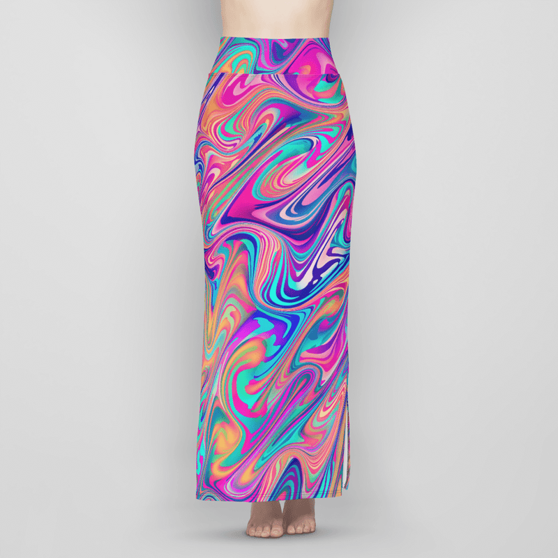 ABSTRACT 15 Maxi Skirt Electro Threads 