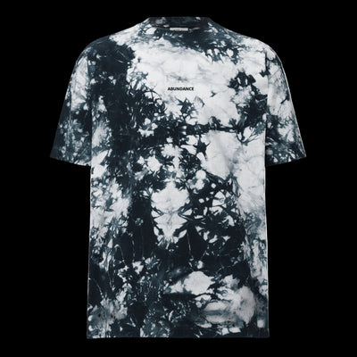 ABUNDANCE Oversized tie-dye t-shirt Electro Threads Black / White S