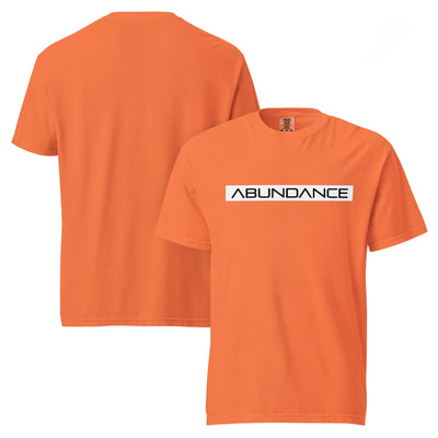 ABUNDANCE Unisex garment-dyed heavyweight t-shirt Electro Threads Burnt orange S