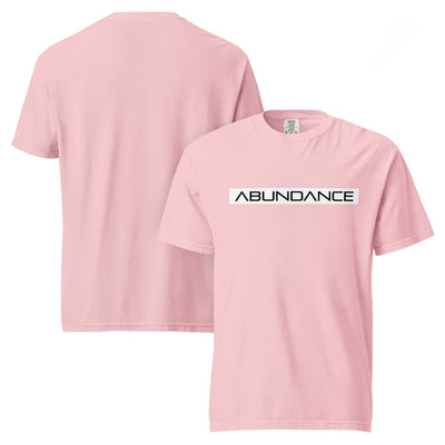 ABUNDANCE Unisex garment-dyed heavyweight t-shirt Electro Threads Blossom S