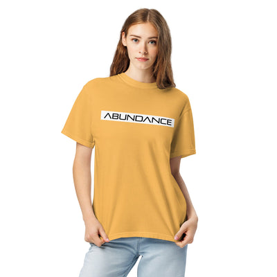 ABUNDANCE Unisex garment-dyed heavyweight t-shirt Electro Threads